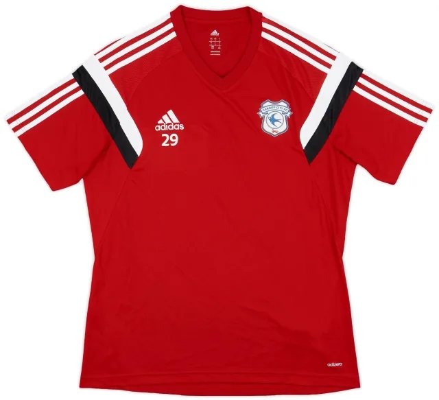 2015-16 Cardiff Player Issue adidas Training Shirt #29 - 9/10 - (L)