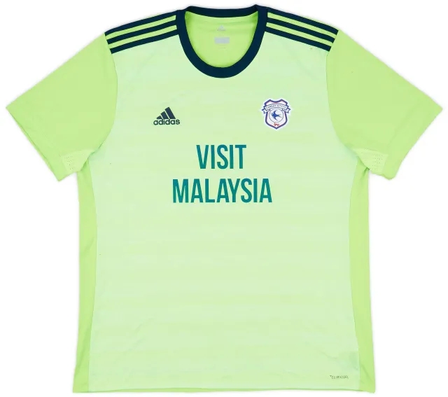 adidas 2017-18 Cardiff City Away Shirt - 8/10 - (XL)