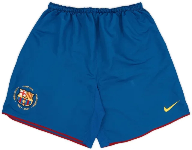 Nike 2007-08 Barcelona Home Shorts - 7/10 - (M)