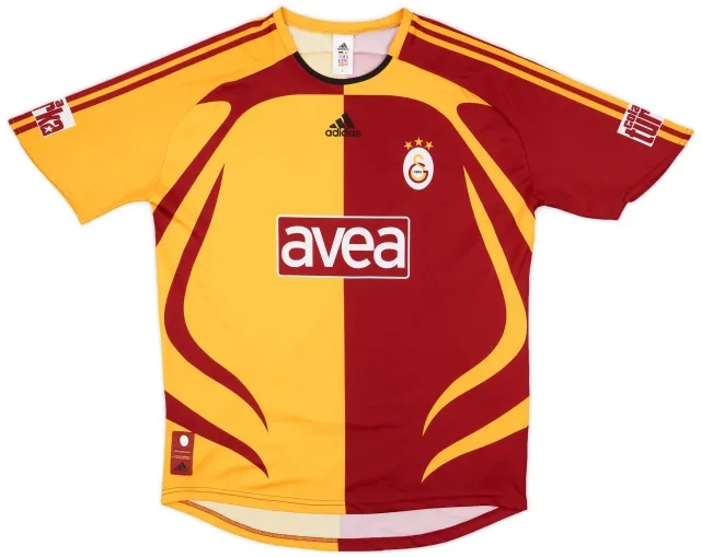 adidas 2007-08 Galatasaray Home Shirt - 9/10 - (L)