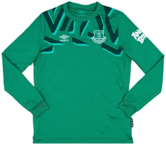 Umbro 2019-20 Everton GK Shirt - 9/10 - (XL.Boys)