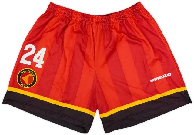 Umbro 1997 Nagoya Grampus Eight Player Issue Home Shorts #24 - 6/10 - (L)