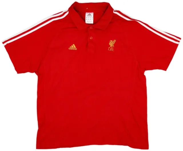 2006-07 Liverpool adidas Polo Shirt - 9/10 - (XL)