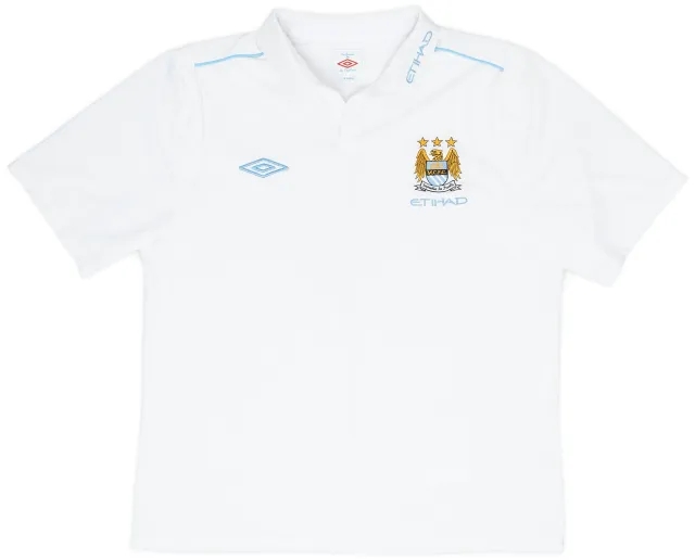 2011-12 Manchester City Umbro Polo Shirt - 9/10 - (XL)