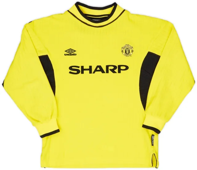 Umbro 1999-00 Manchester United GK Shirt - 8/10 - (S.Boys)