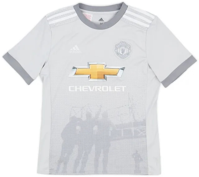 adidas 2017-18 Manchester United Third Shirt - 9/10 - (M.Boys)