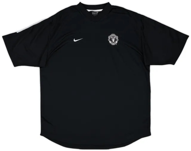2002-03 Manchester United Nike Track Pants/Bottoms - 8/10 - (XL.Boys)