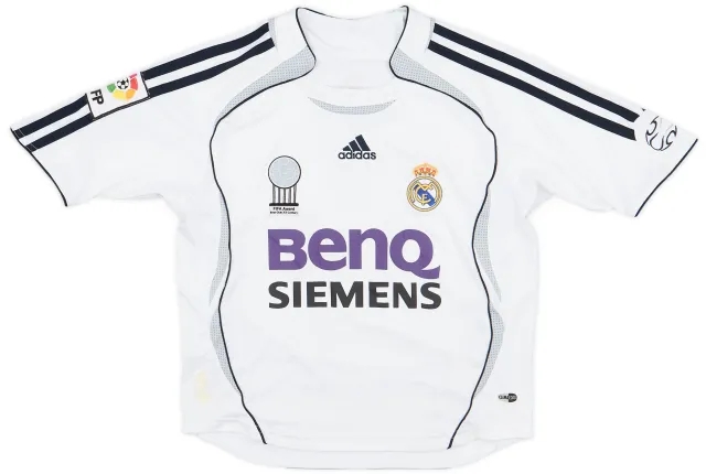 adidas 2006-07 Real Madrid Home Shirt - 8/10 - (S.Boys)
