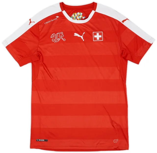 Puma 2016-17 Switzerland Home Shirt - 9/10 - (M)