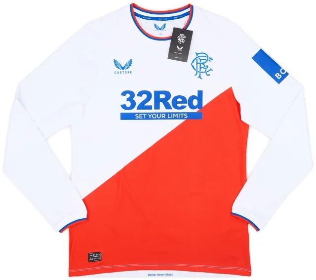 Castore 2022-23 Rangers Authentic Away L/S Shirt (M)