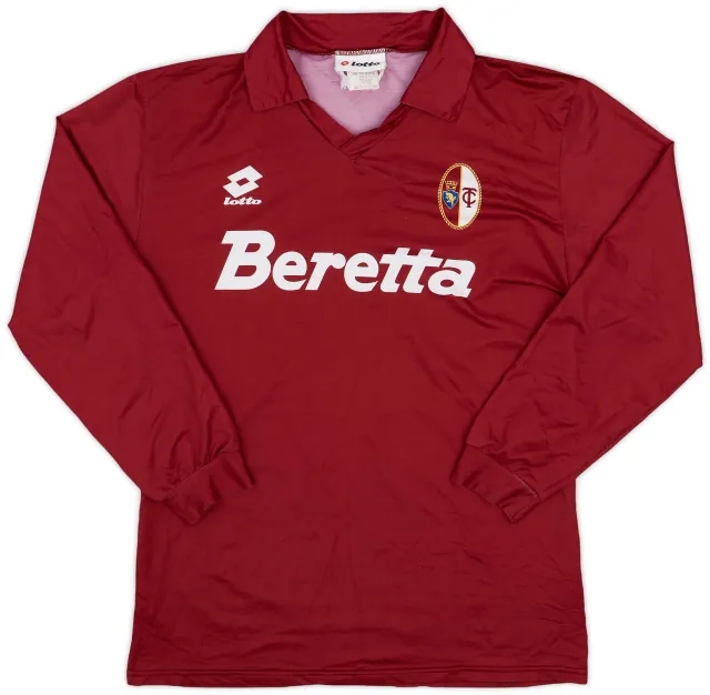 Lotto 1993-94 Torino Home L/S Shirt - 7/10 - (L)
