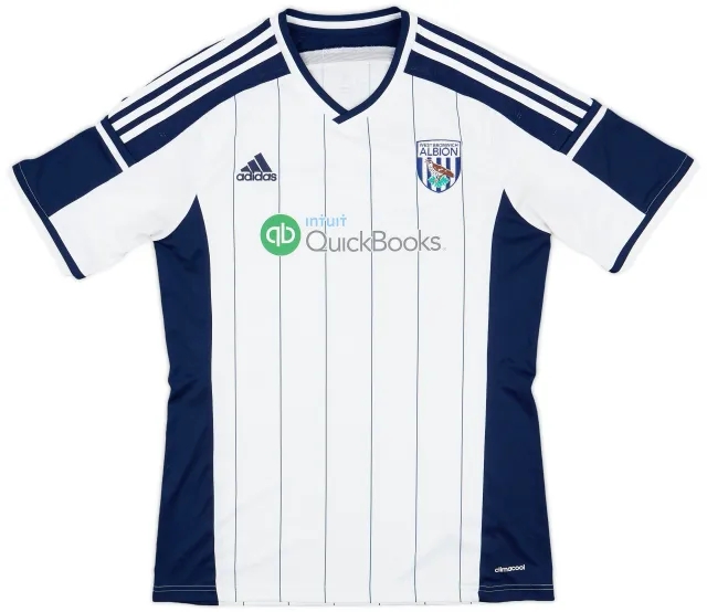 adidas 2014-15 West Brom Home Shirt - 9/10 - (L)