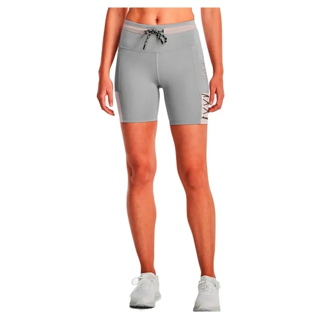 Under Armour Womenss UA Run Trail Shorts in Grey