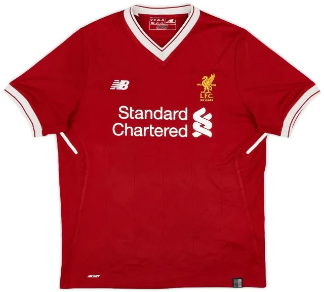 NewBalance 2017-18 Liverpool 125 Years Home Shirt - 8/10 - (XL.Boys)