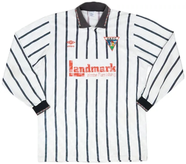 Umbro 1990-92 Dunfermline Match Issue Home Shirt #3