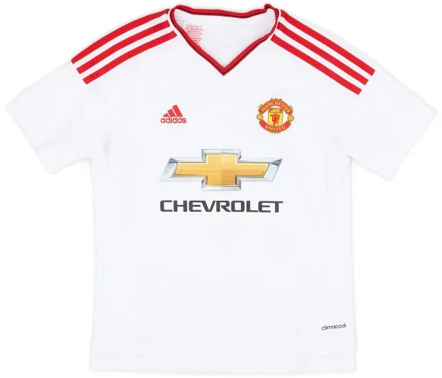adidas 2015-16 Manchester United Away Shirt - 8/10 - (M.Boys)