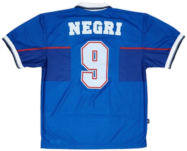 Nike 1997-98 Rangers Match Issue Home Shirt Negri #9