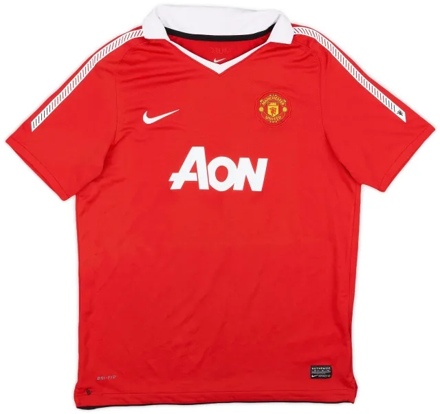 Nike 2010-11 Manchester United Home Shirt - 9/10 - (XL.Boys)