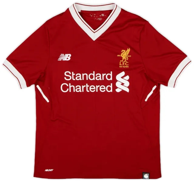 NewBalance 2017-18 Liverpool 125 Years Home Shirt - 8/10 - (M.Boys)
