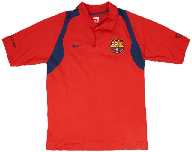 2007-08 Barcelona Nike Polo Shirt - 9/10 - (M)