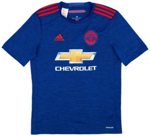 adidas 2016-17 Manchester United Away Shirt - 9/10 - (XL.Boys)