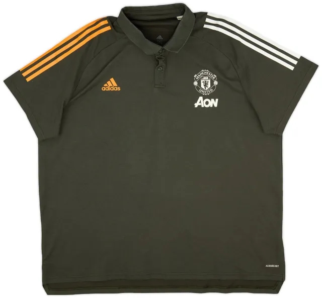 2020-21 Manchester United adidas Polo Shirt - 9/10 - (3XL)