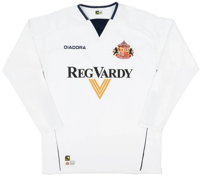 Diadora 2004-05 Sunderland Away L/S Shirt - 8/10 - (M)