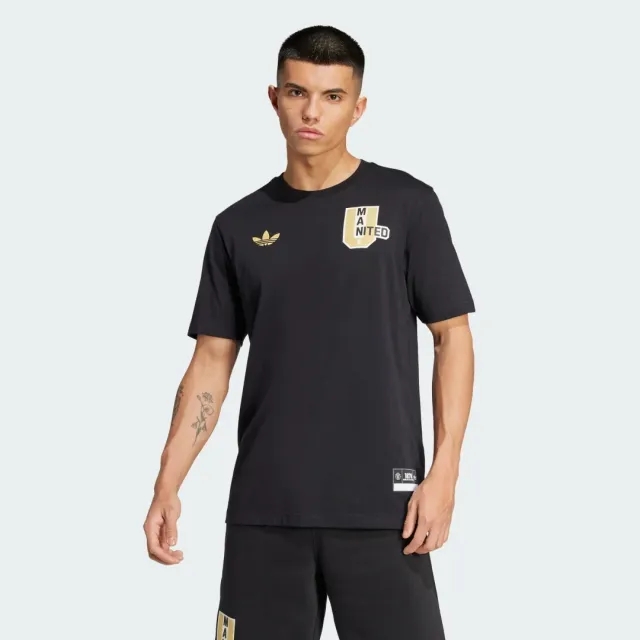 adidas Manchester United VRCT T-Shirt Black