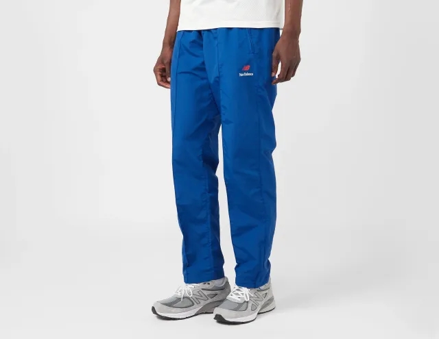 New Balance Unisex Made in USA Woven Pant in Blue Polywoven