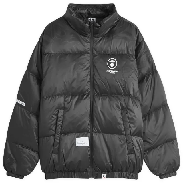 A Bathing Ape AAPE Now Camo Down Jacket Light Black