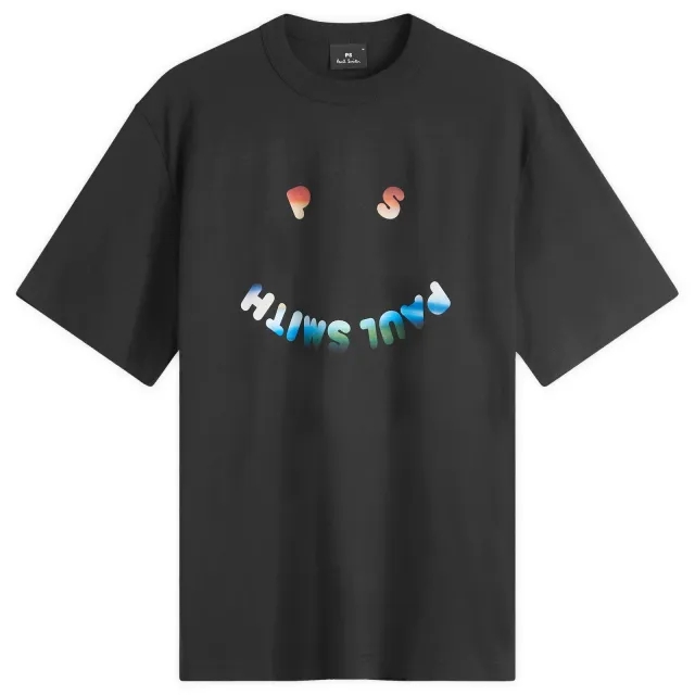 Paul Smith Men's PS Happy T-Shirt Black