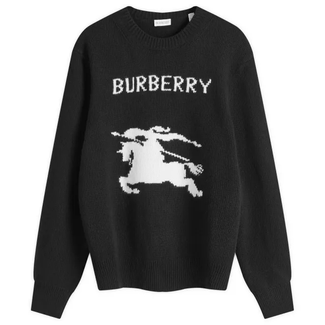 Burberry Men's EKD Logo Jumper Black