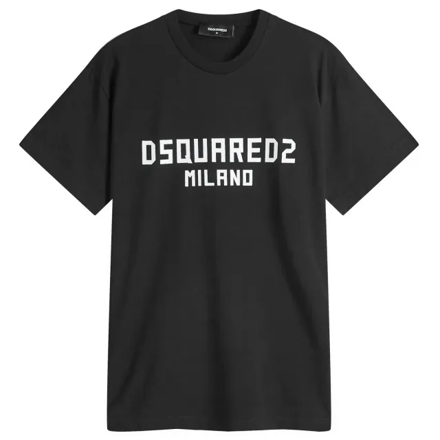 Dsquared2 Men's Cool Fit T-Shirt Black/White Print