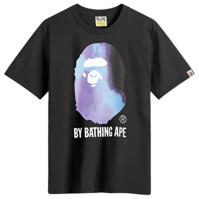 A Bathing Ape Men's Tie Dye By Bathing Ape T-Shirt Black/Black