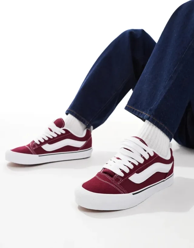 Vans - Knu Skool Shoes, Man, Burgundy