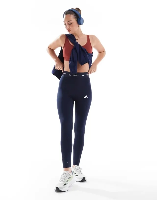 Adidas Training Tech Fit 7/8 Leggings In Black