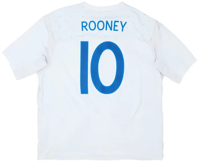 Umbro 2010-11 England Home Shirt Rooney #10 - 6/10 - (XXL)