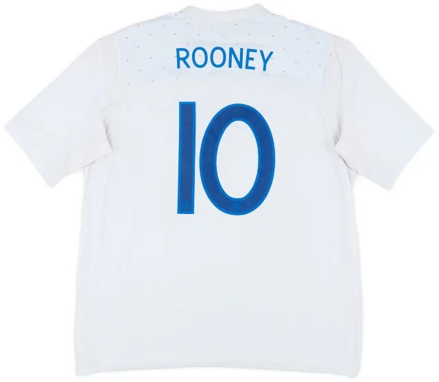 Umbro 2010-11 England Home Shirt Rooney #10 - 6/10 - (XXL)