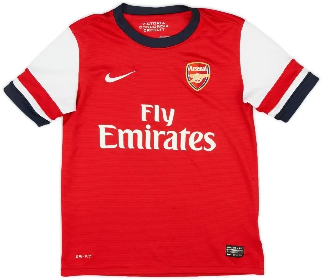 Nike 2012-14 Arsenal Home Shirt - 6/10 - (M.Boys)