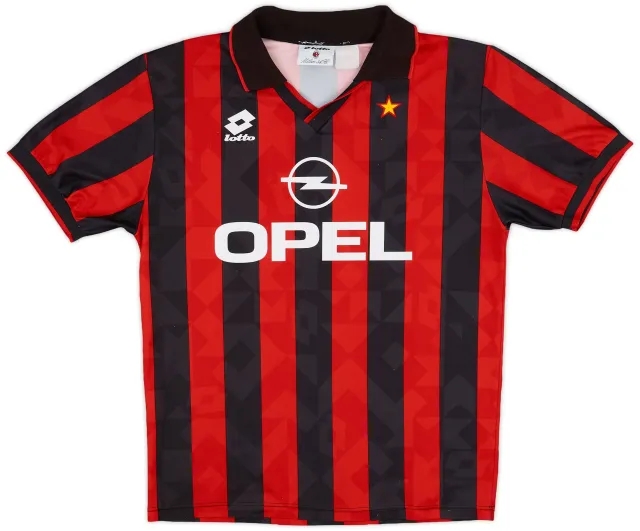 Lotto 1994-95 AC Milan Home Shirt - 7/10 - (L)