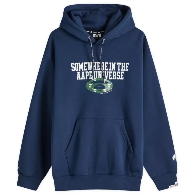A Bathing Ape AAPE Monogram Hoody Navy
