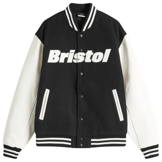 F.C. Real Bristol Men's Varsity Jacket Black
