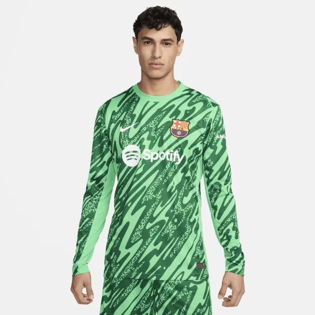Nike Barcelona Mens LS Goalkeeper Home Shirt 2024/25
