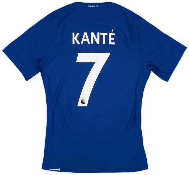 adidas 2017-18 Chelsea Player Issue Home Shirt Kante #7 (S)