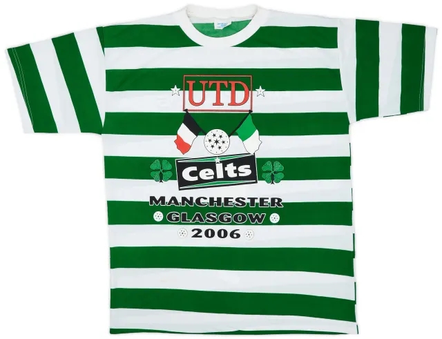 Training 2006-07 Celtc 'v Manchester United' Graphic Shirt - 7/10 - (XL)
