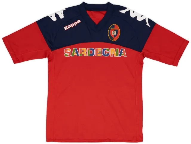 2011-12 Cagliari Kappa Training Shirt - 7/10 - (S)