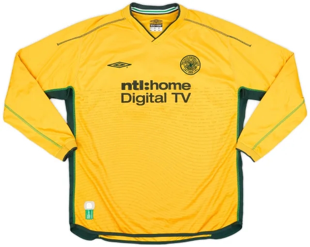 Umbro 2002-03 Celtic Away L/S Shirt #23 - 8/10 - (XL)