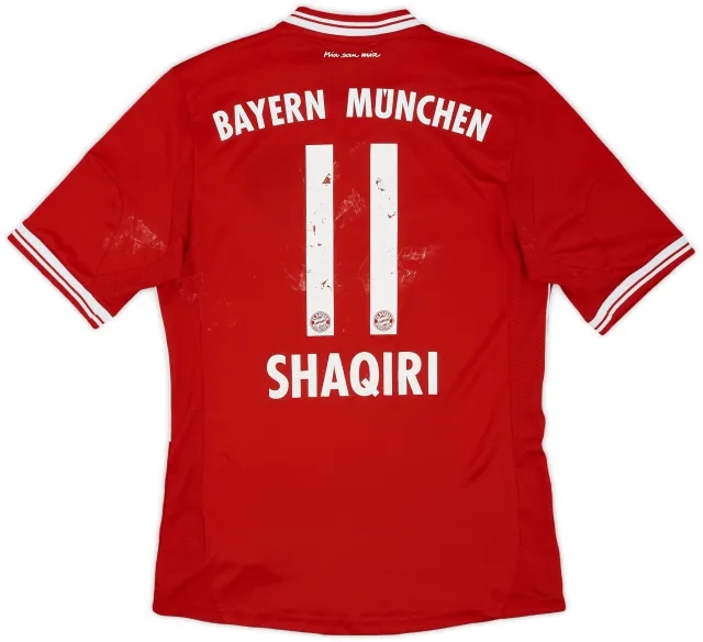 adidas 2013-14 Bayern Munich Home Shirt Shaqiri #11 - 5/10 - (S)