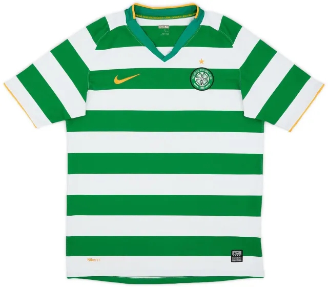 Nike 2008-10 Celtic Home Shirt - 8/10 - (XL.Boys)