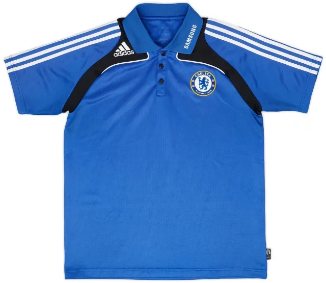 2008-09 Chelsea adidas Polo Shirt - 8/10 - (L)